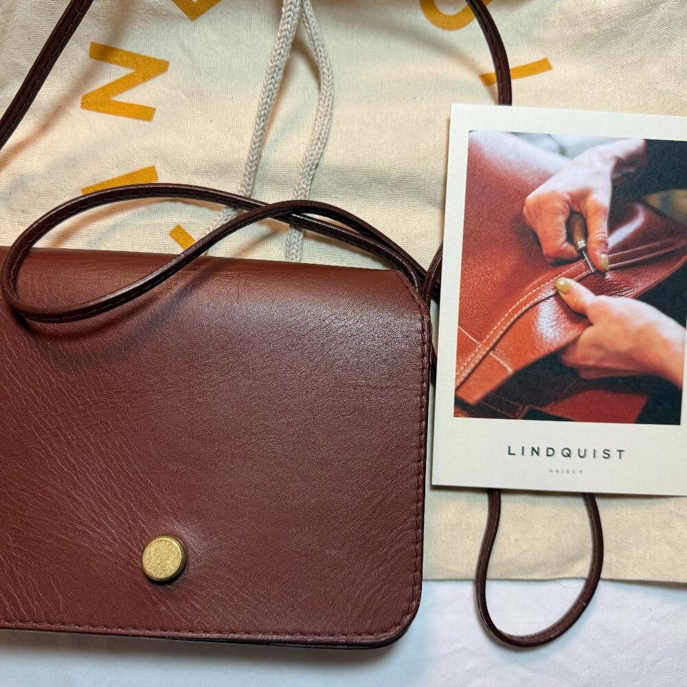 Lindquist Object Ray Every Day Bag in Brick Vachetta